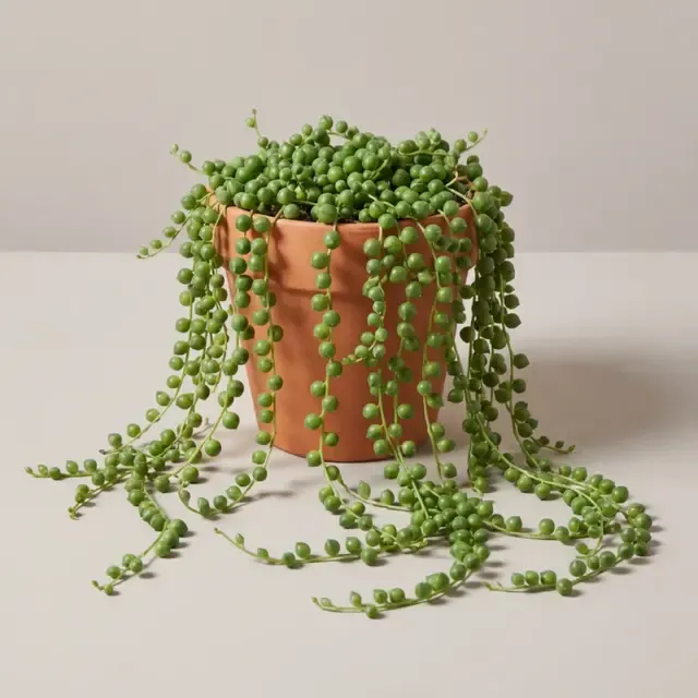 Крестовник Роули (нитка жемчуга)